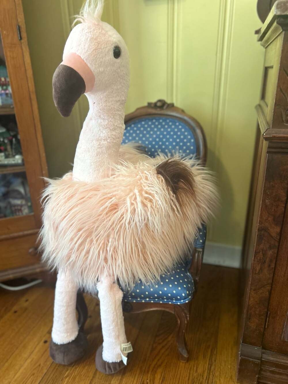 Mary Meyer Fab Fuzz Francesca Flamingo Plush Stuffed Animal Toy